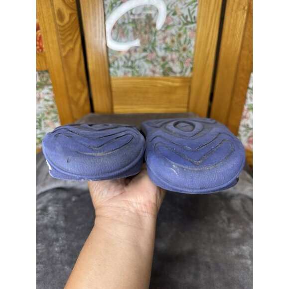 ADIDAS Vintage 2000 Y2k REPTOSSAGE Men's Slides Sandals Blue/Yellow Size 8 - Picture 11 of 12